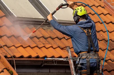 Démoussage et hydrofuge de toiture à Busson